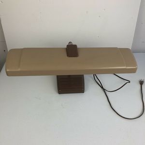 1930s Deco Desk Banker Brown/Tan IND LAMP CORP